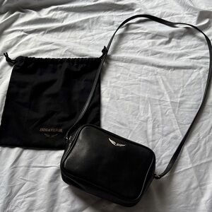 Zadig & Voltaire black camera bag